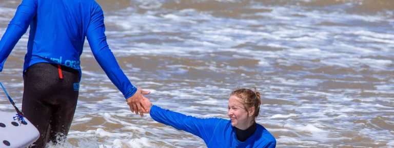 Share the wave surf together in Essaouira